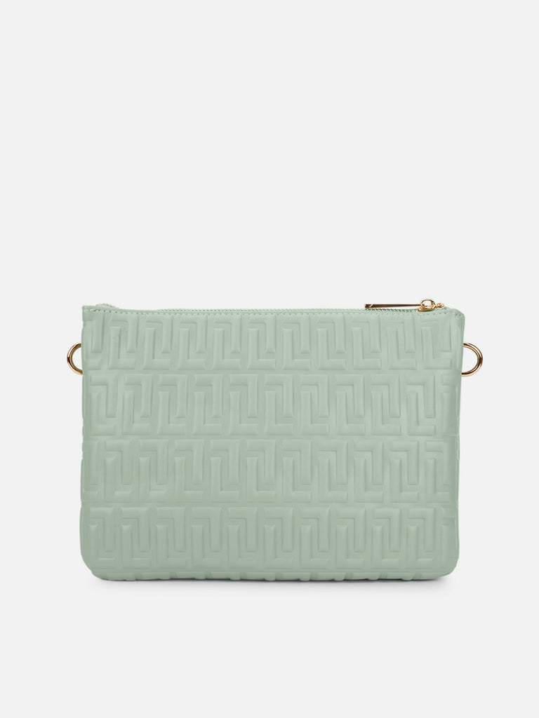 Emilan 5 Compartment Medium Sling Bag Mint