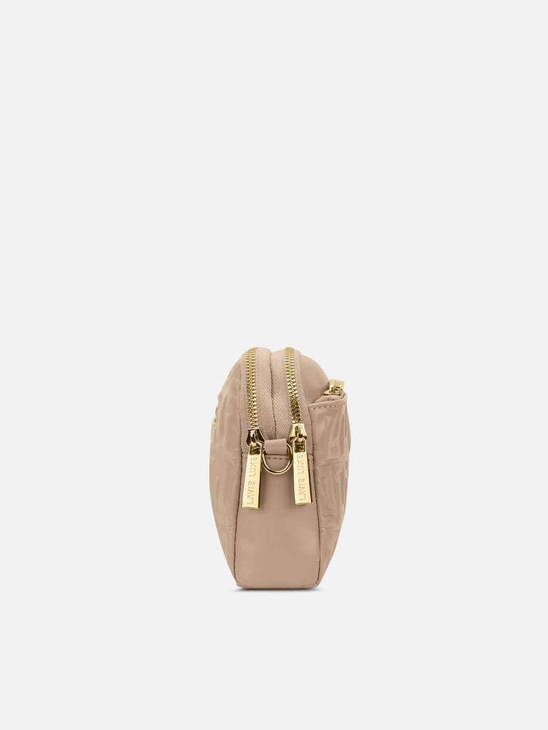 Emhemi 3 Compartment Medium Sling Bag Beige