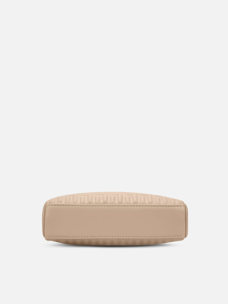 Emhemi 3 Compartment Medium Sling Bag Beige