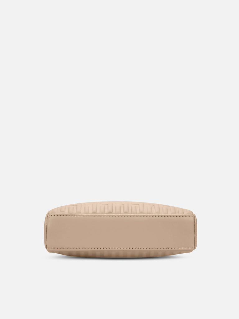 Emhemi 3 Compartment Medium Sling Bag Beige