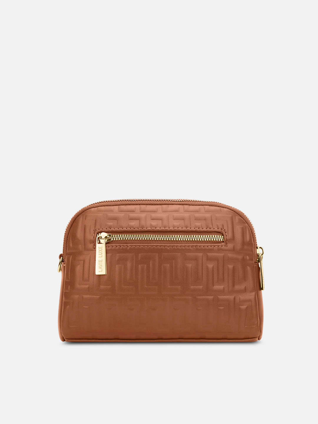 Emhemi 3 Compartment Medium Sling Bag Tan