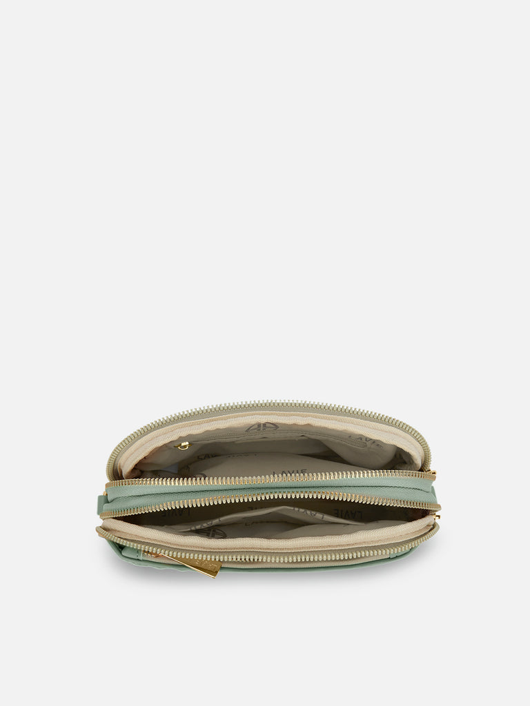 Emhemi 3 Compartment Medium Sling Bag Mint