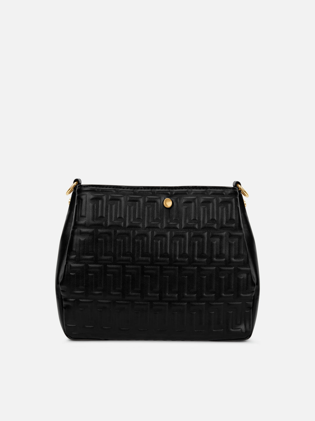 Emjane 3 Compartment Large Sling Bag Black