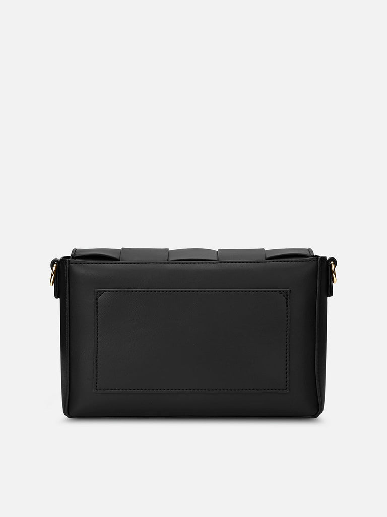 Bot Elle Flap Medium Sling Bag Black