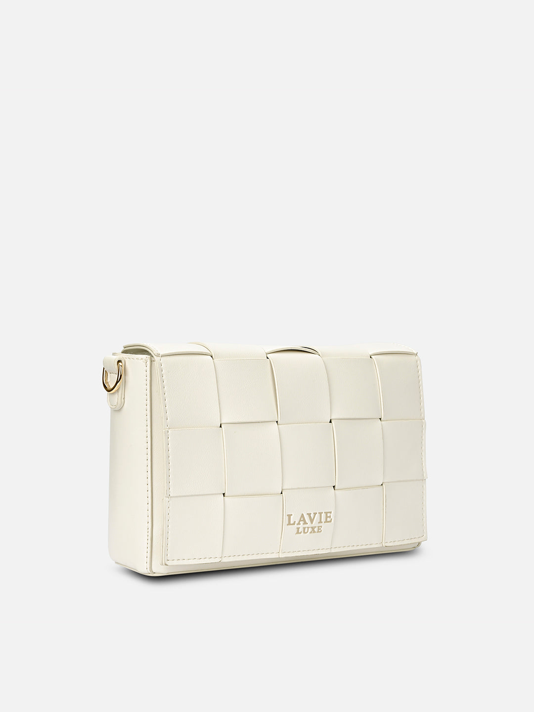 Bot Elle Flap Medium Sling Bag Offwhite