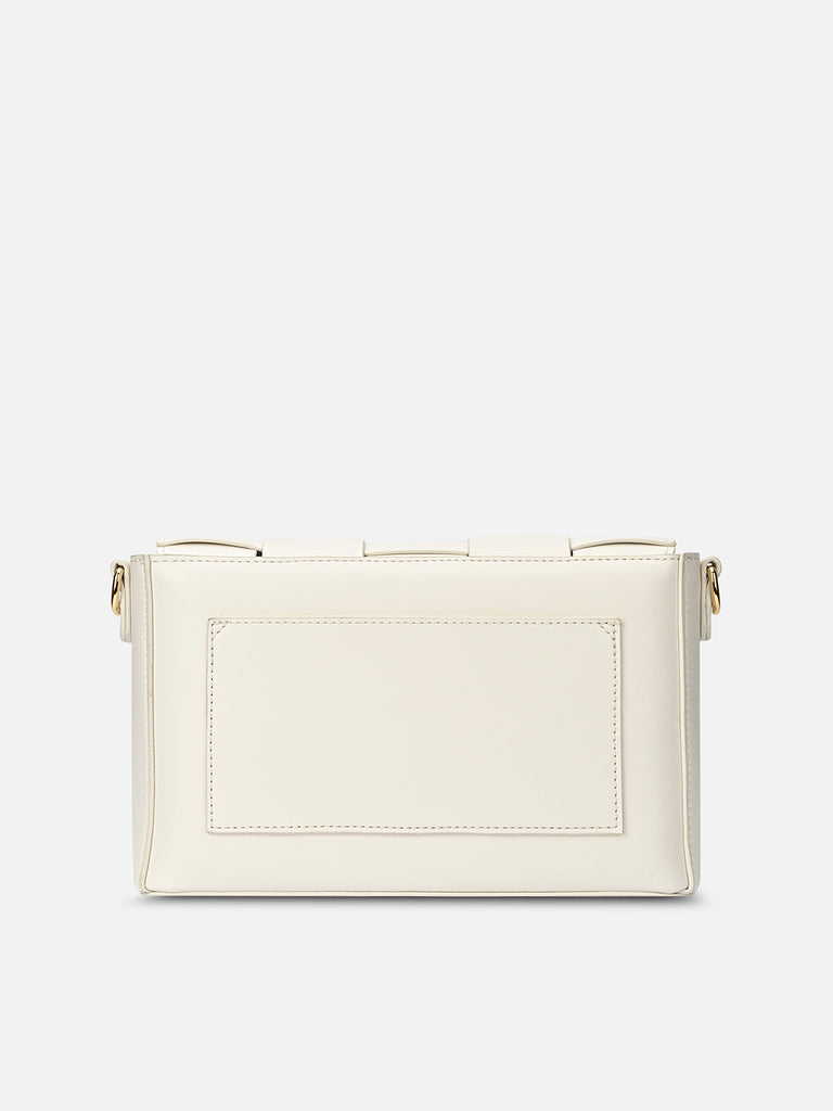 Bot Elle Flap Medium Sling Bag Offwhite