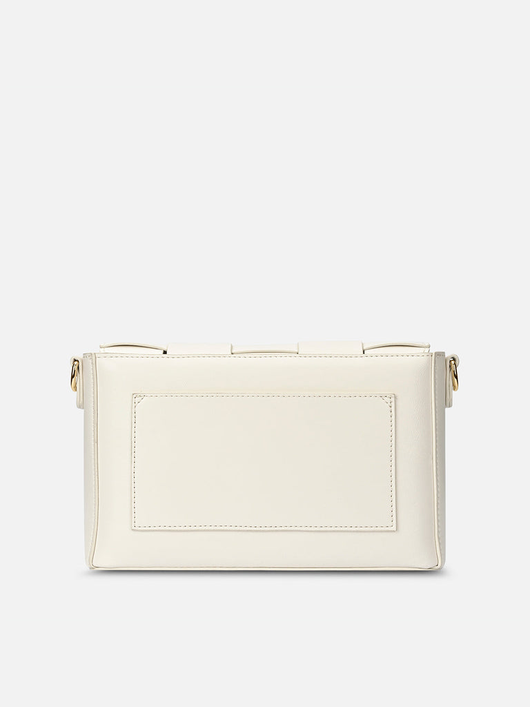 Bot Elle Flap Medium Sling Bag Offwhite