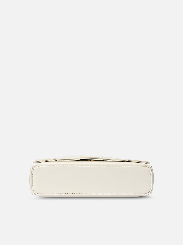 Bot Elle Flap Medium Sling Bag Offwhite