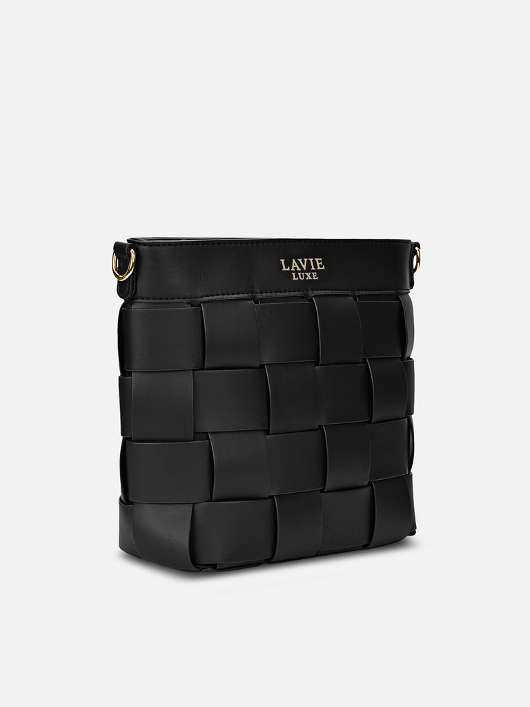 Bot Elle Medium Top Zip Black