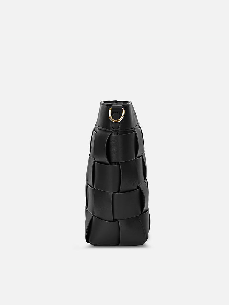 Bot Elle Medium Top Zip Black