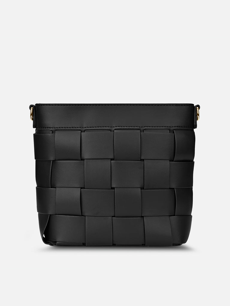 Bot Elle Medium Top Zip Black