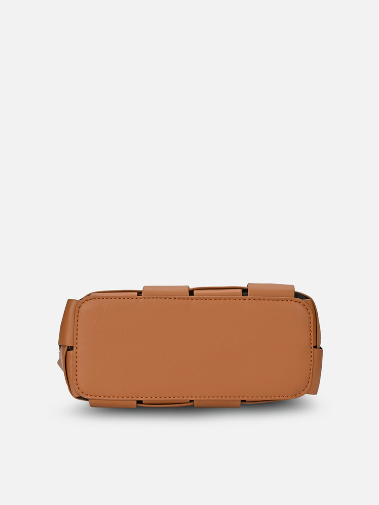 Bot Elle Medium Top Zip Tan