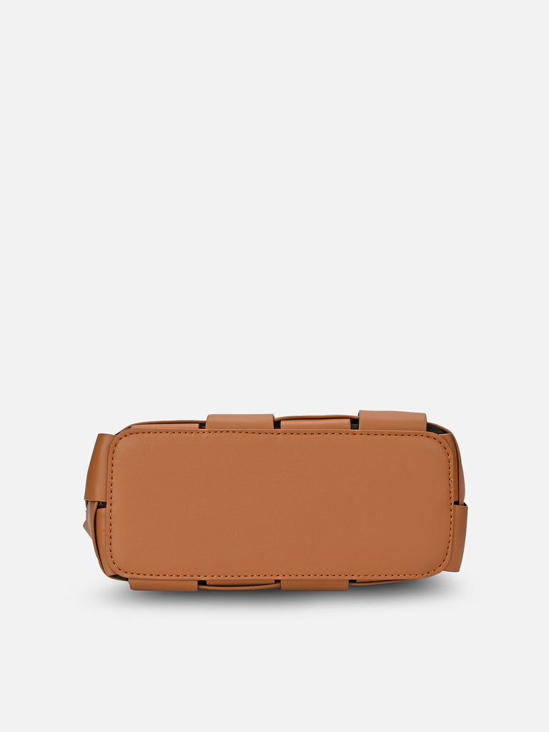 Bot Elle Medium Top Zip Tan