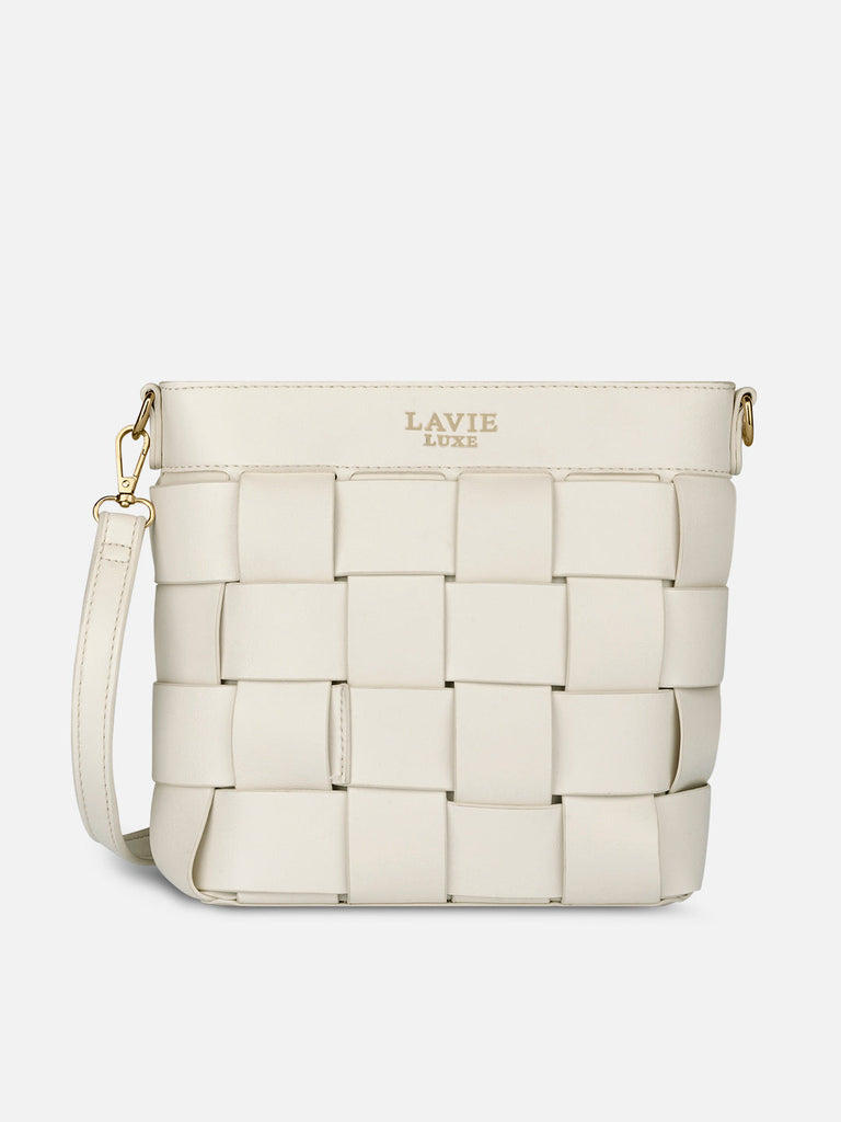 Bot Elle Medium Top Zip Offwhite