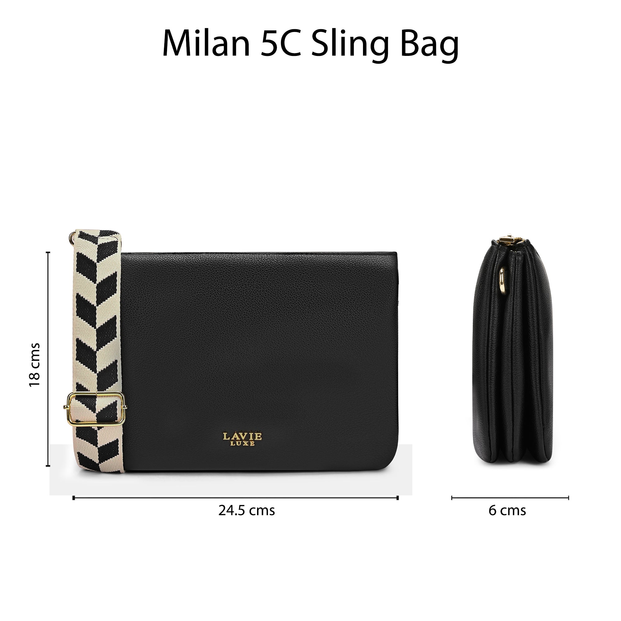 Milan25 5Compartment Sling Bag