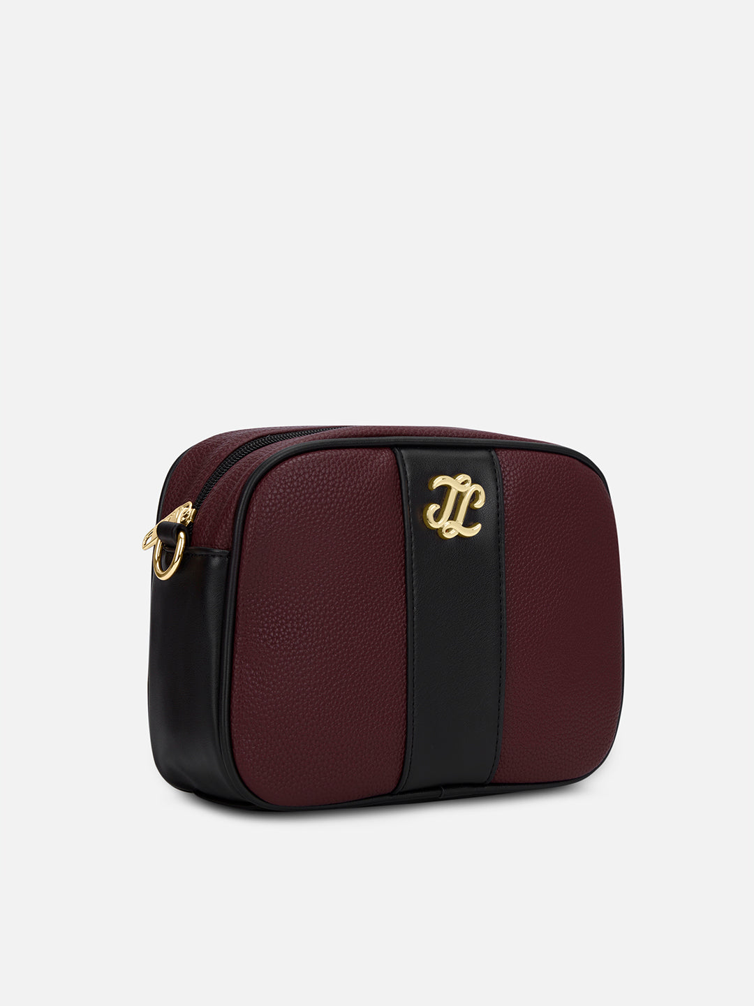 Tulsa Colourblock Box 'S Ladies Slingbag Maroon