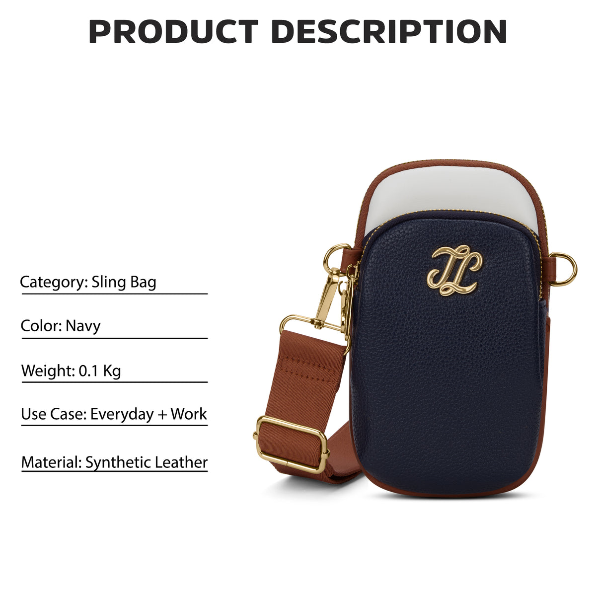 Laredo Colourblock 2C 'S Ladies Slingbag Navy