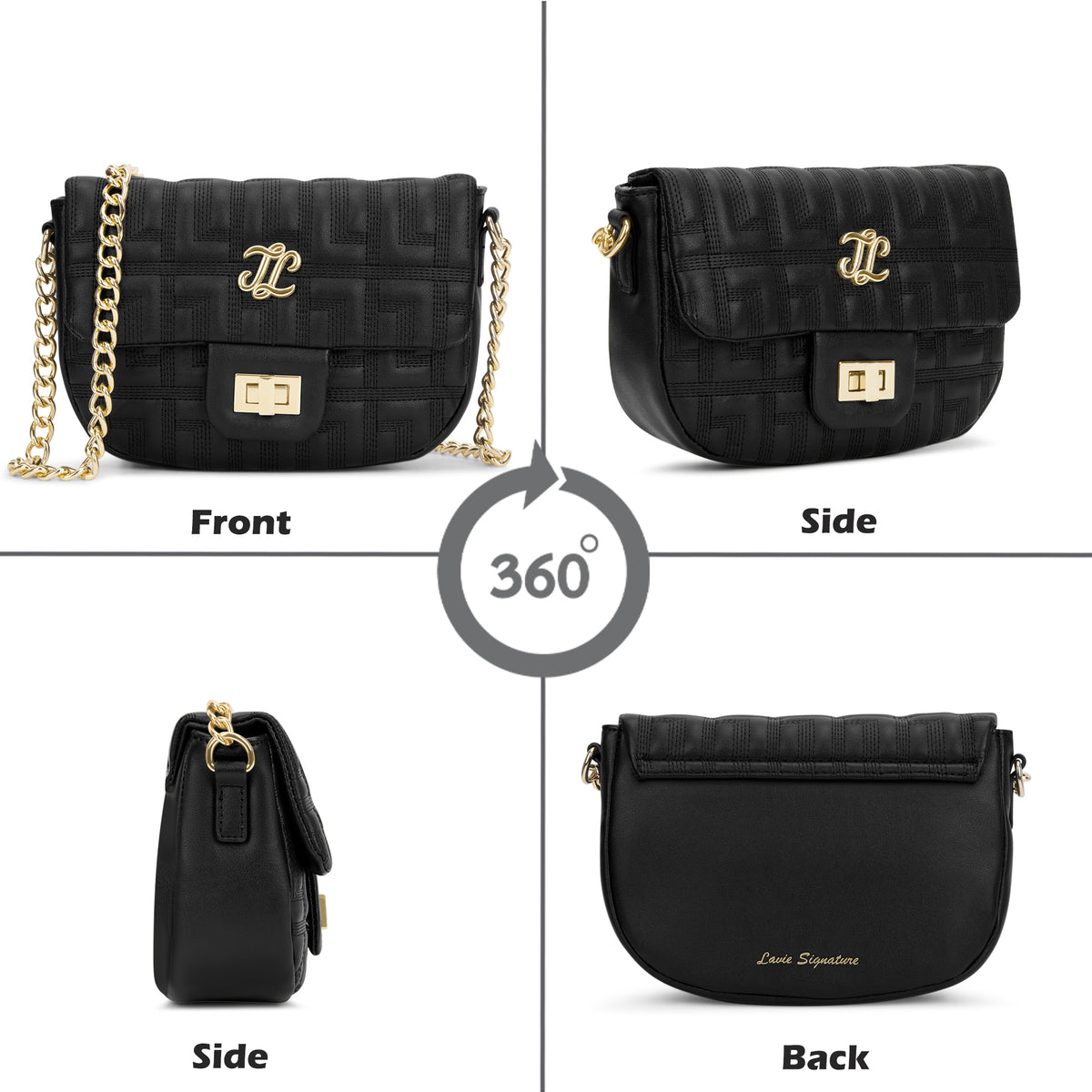 Churchill Rectagular Flap Over Frame Clutch Gold