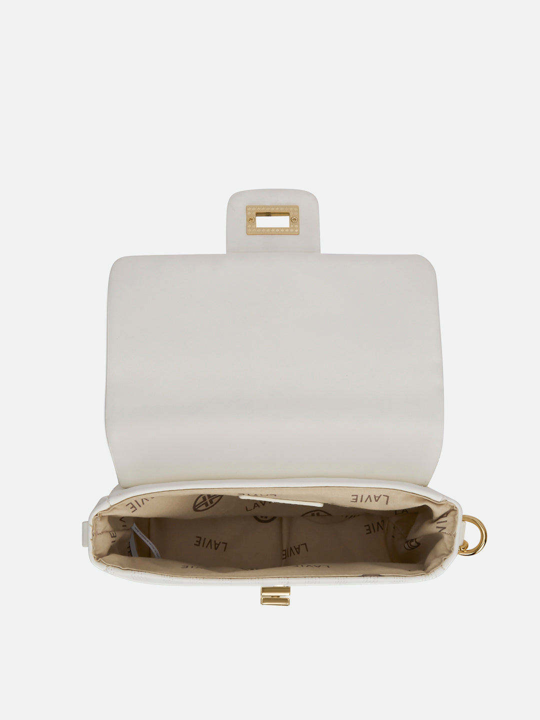 Churchill Rectagular Flap Over Frame Clutch Gold