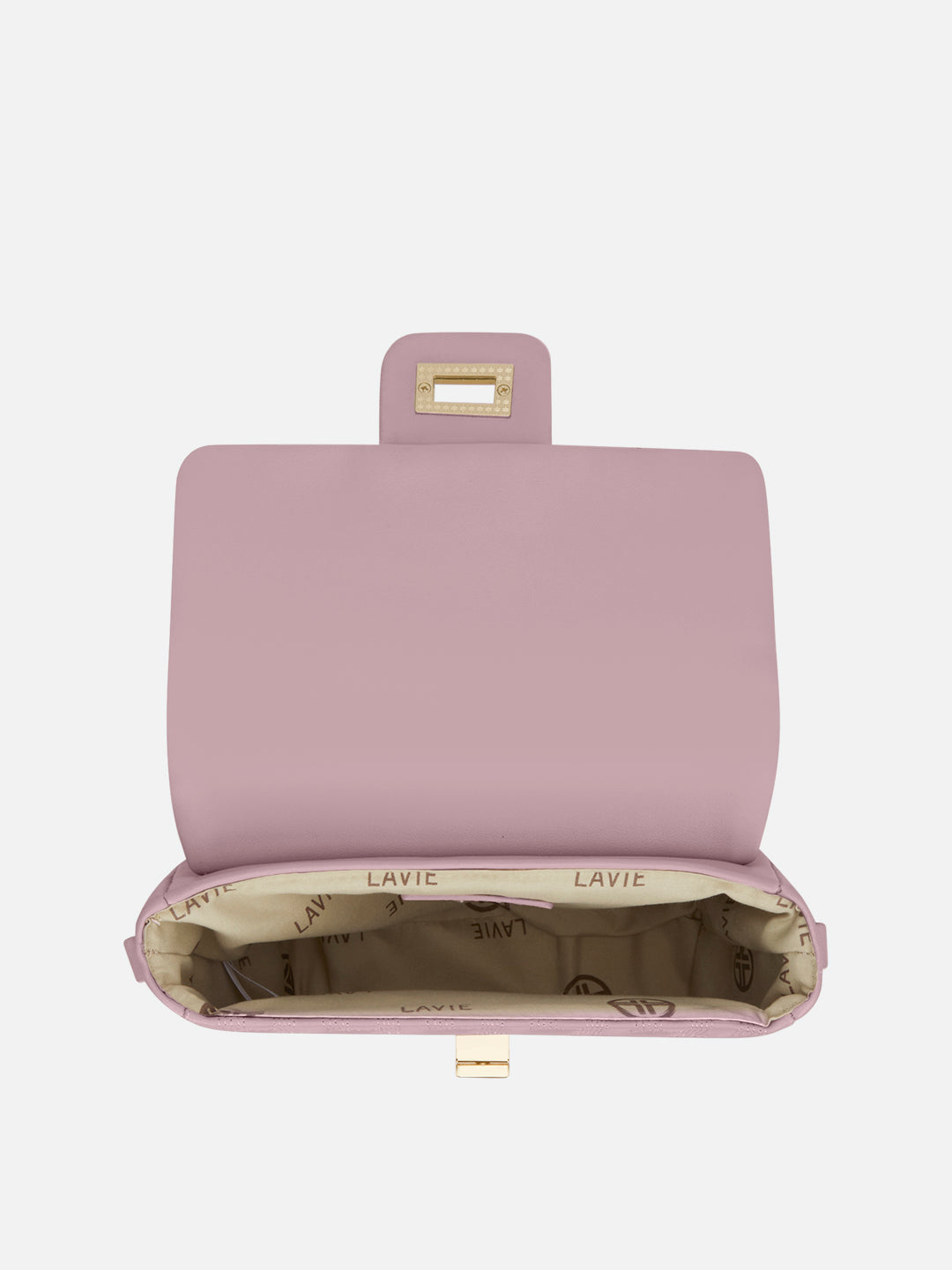Churchill Rectagular Flap Over Frame Clutch Gold