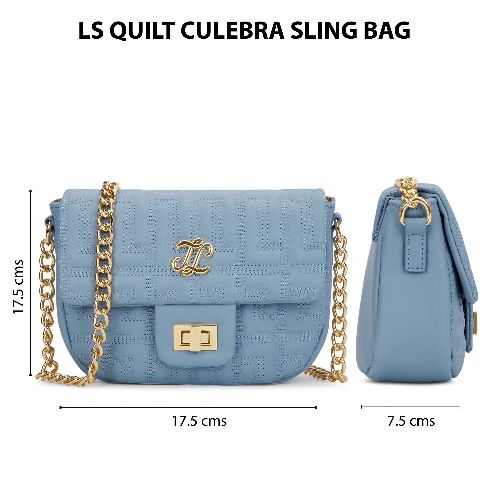 Churchill Rectagular Flap Over Frame Clutch Gold