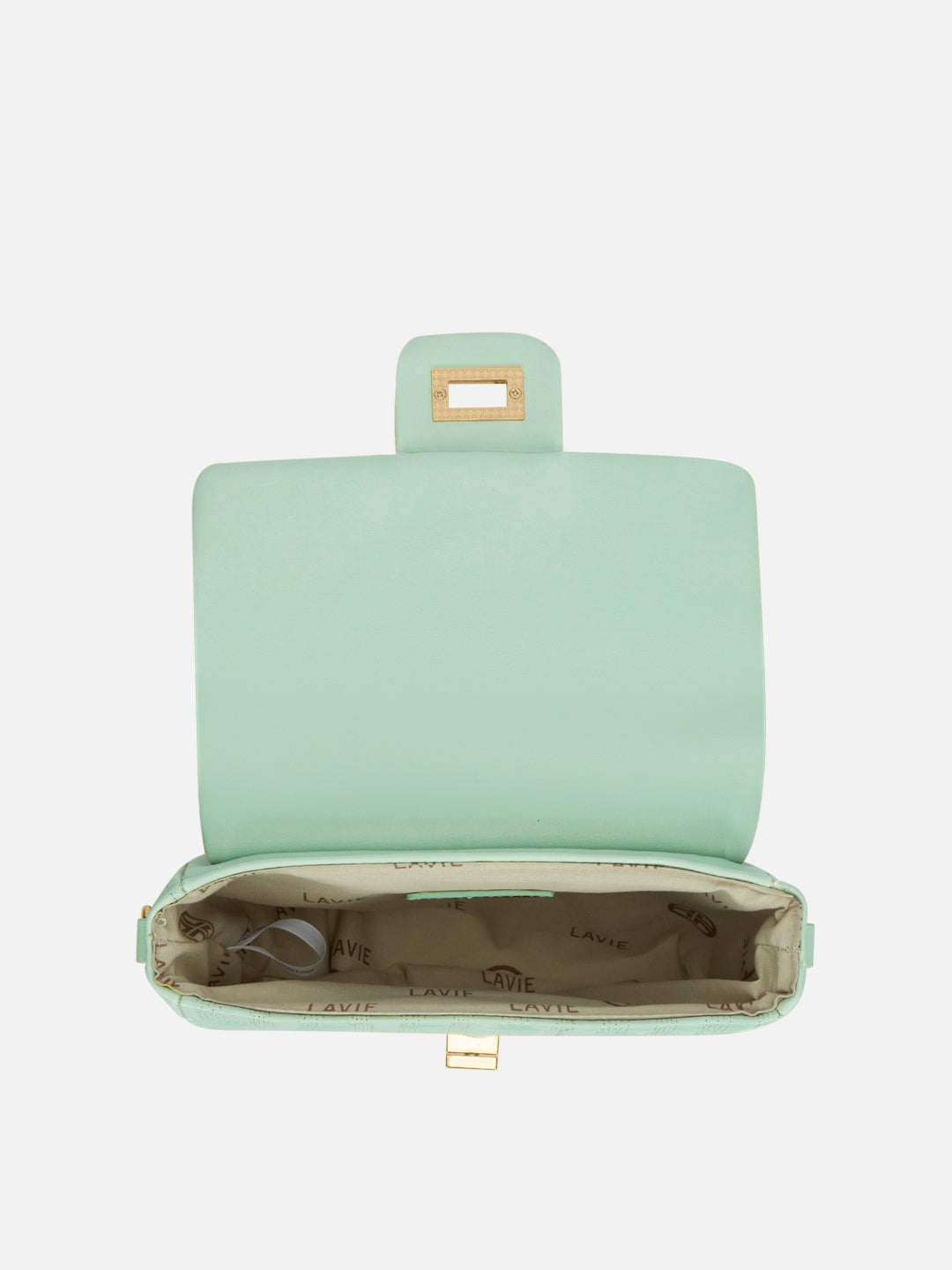 Churchill Rectagular Flap Over Frame Clutch Gold