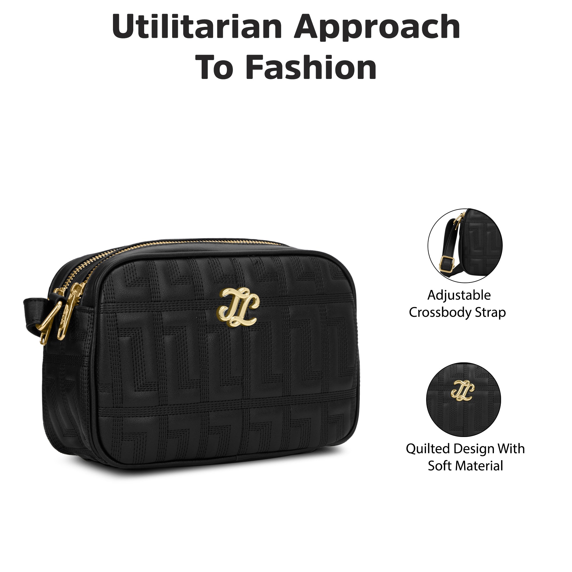 Churchill Rectagular Flap Over Frame Clutch Gold