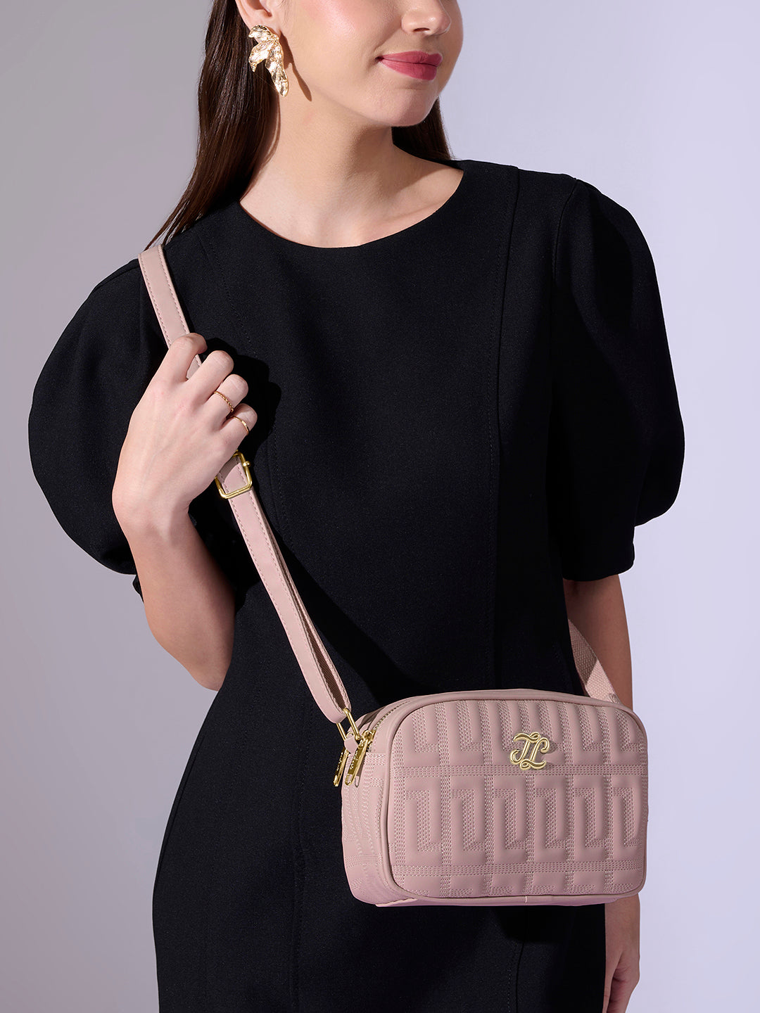 Churchill Rectagular Flap Over Frame Clutch Gold