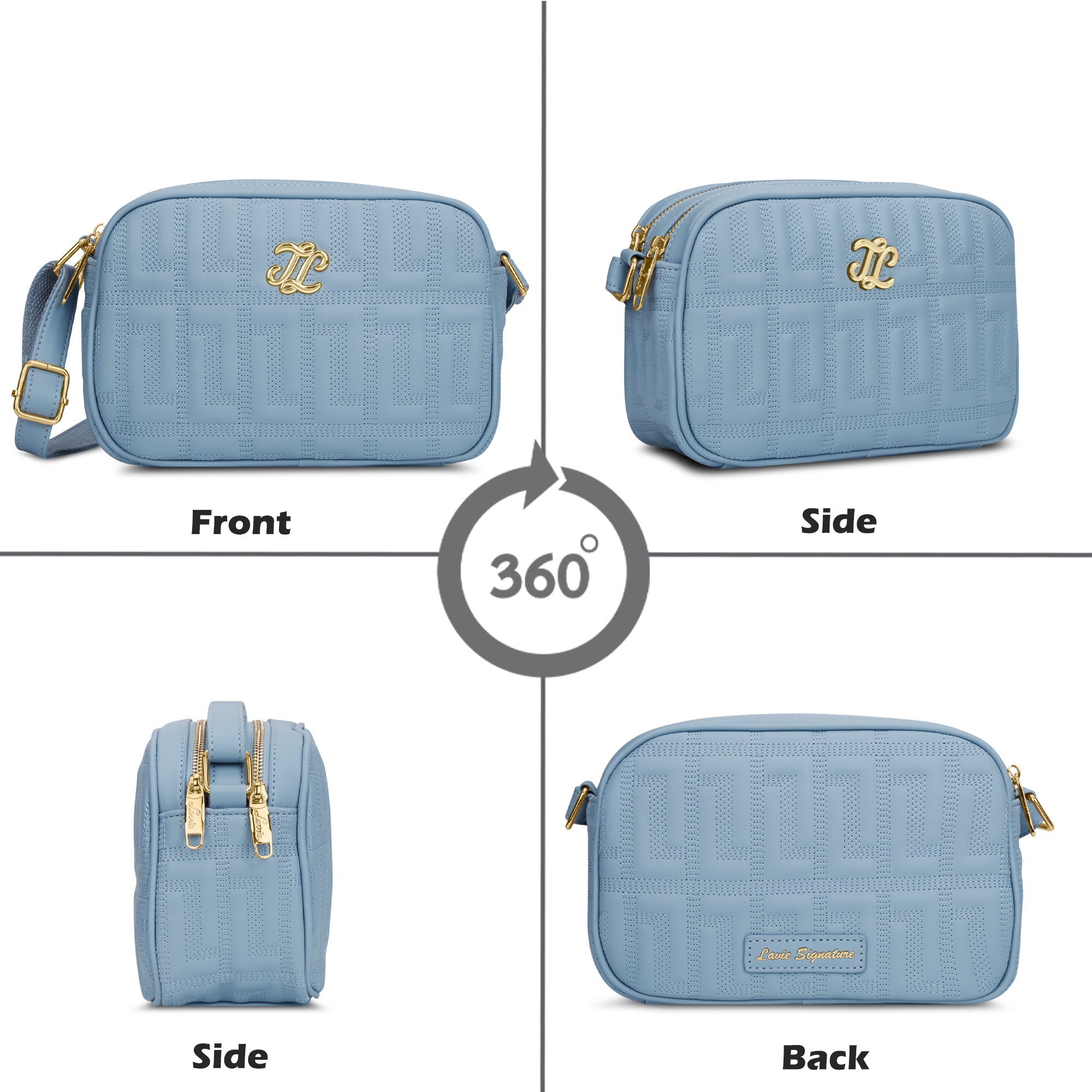 Churchill Rectagular Flap Over Frame Clutch Gold