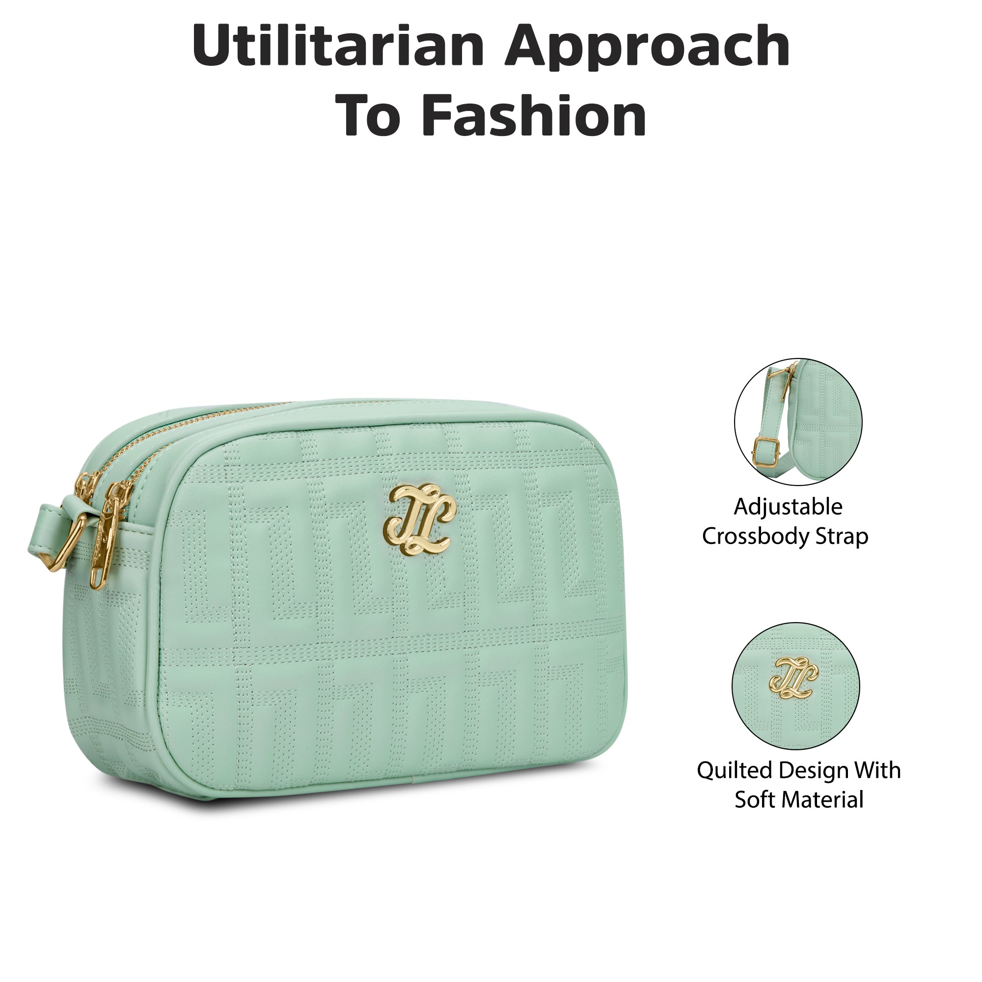 Churchill Rectagular Flap Over Frame Clutch Gold