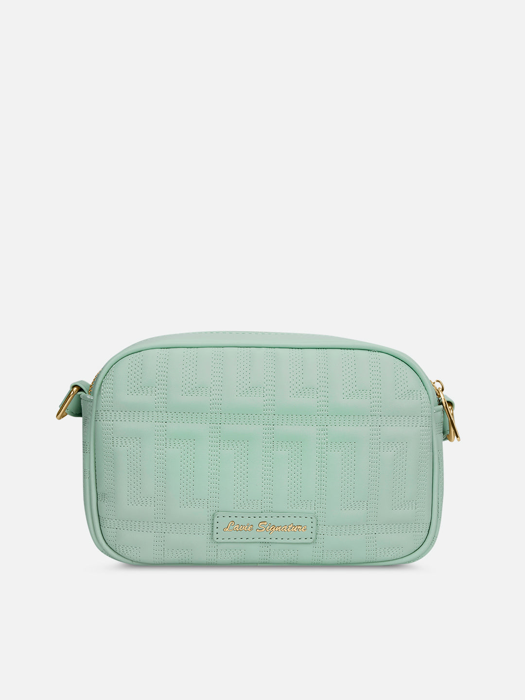 Churchill Rectagular Flap Over Frame Clutch Gold