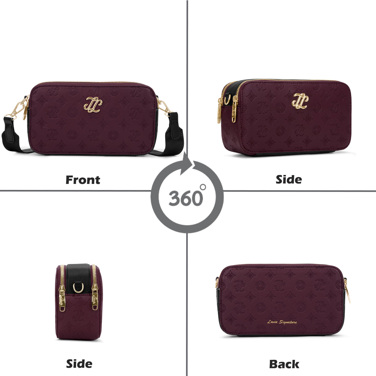 Yukon Box Sling Bag 'S Ladies Handbag Maroon