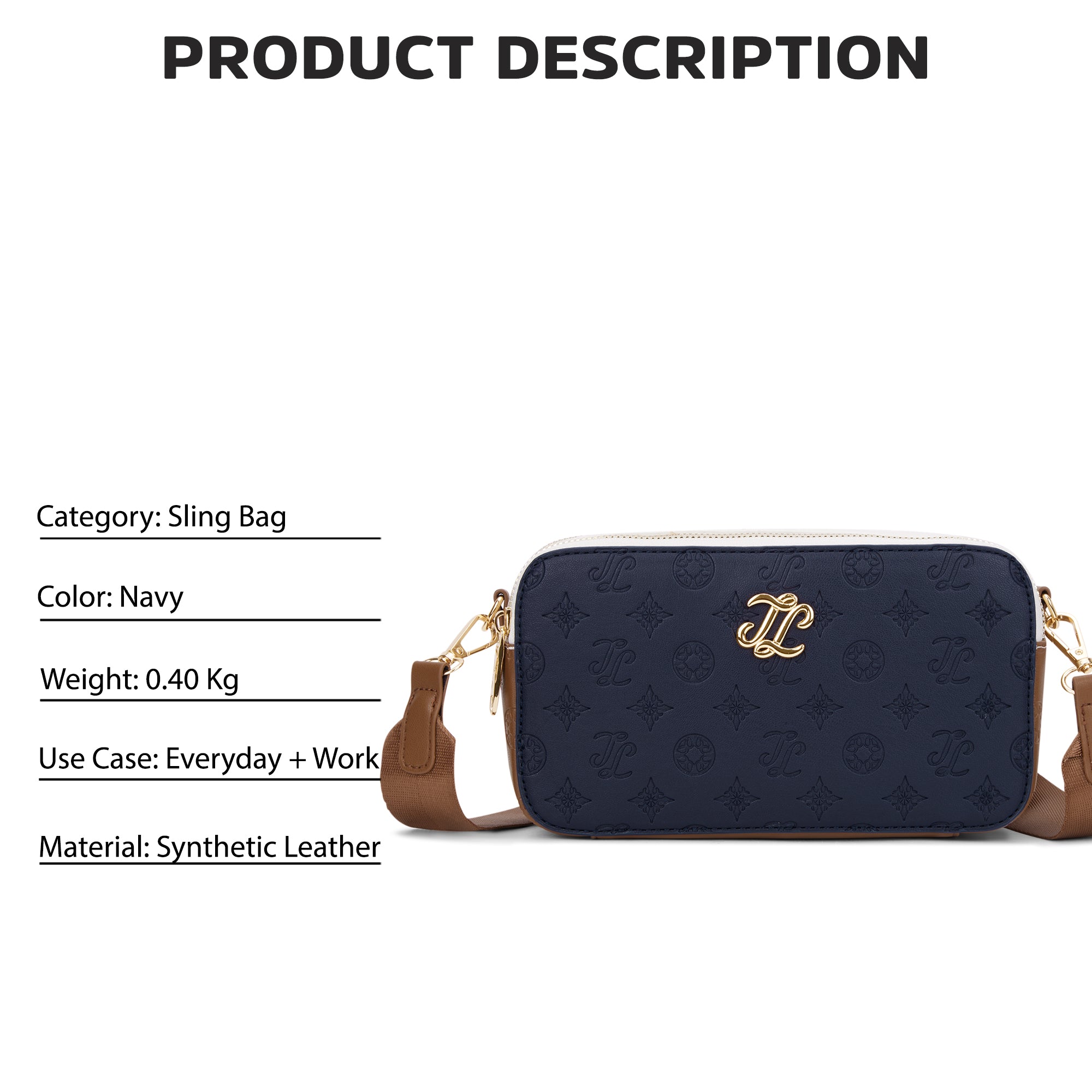 Yukon Box Sling Bag 'S Ladies Handbag Navy