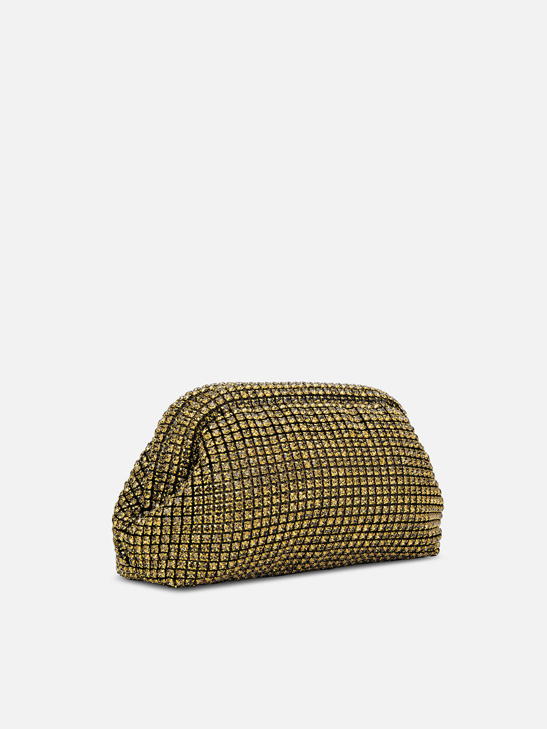 Gem Frame Small Sling Bag Gold