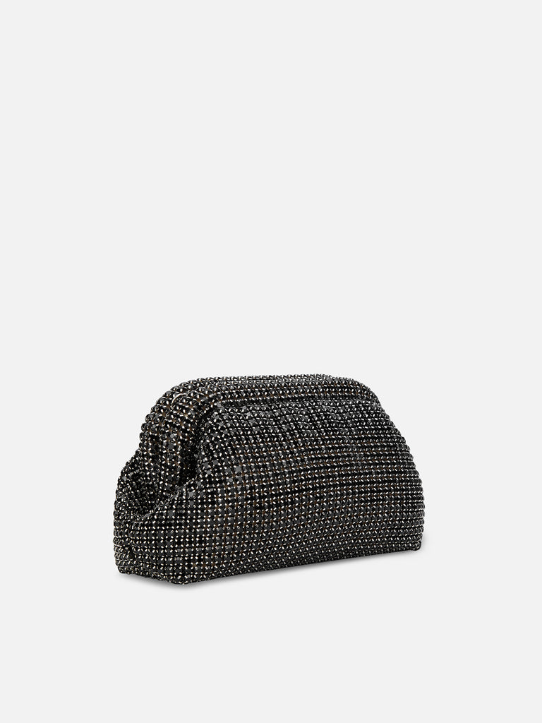 Gem Frame Small Sling Bag Black