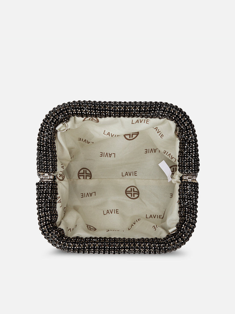 Gem Frame Small Sling Bag Black