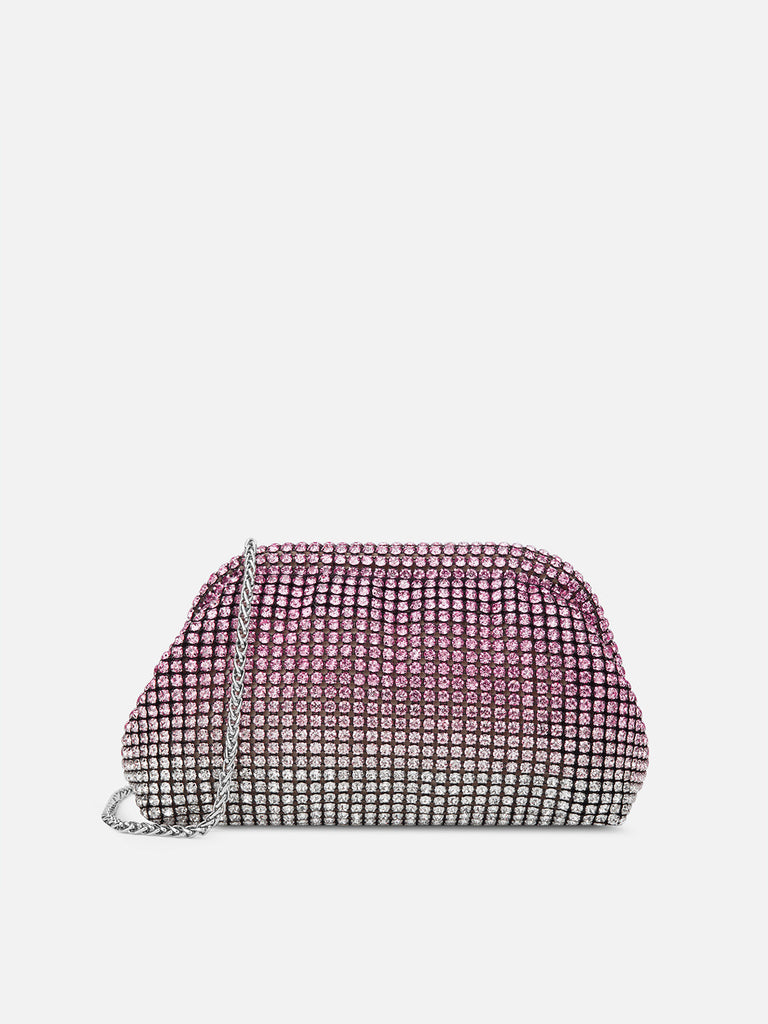 Gem Frame Small Sling Bag Pink Ombre
