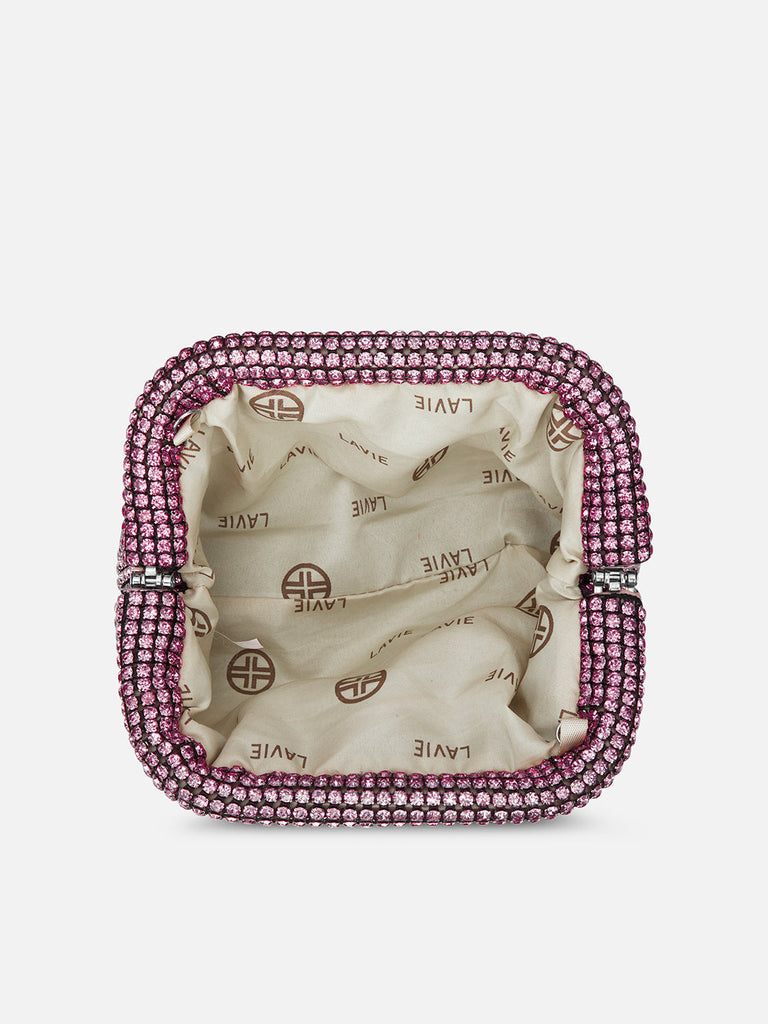 Gem Frame Small Sling Bag Pink Ombre