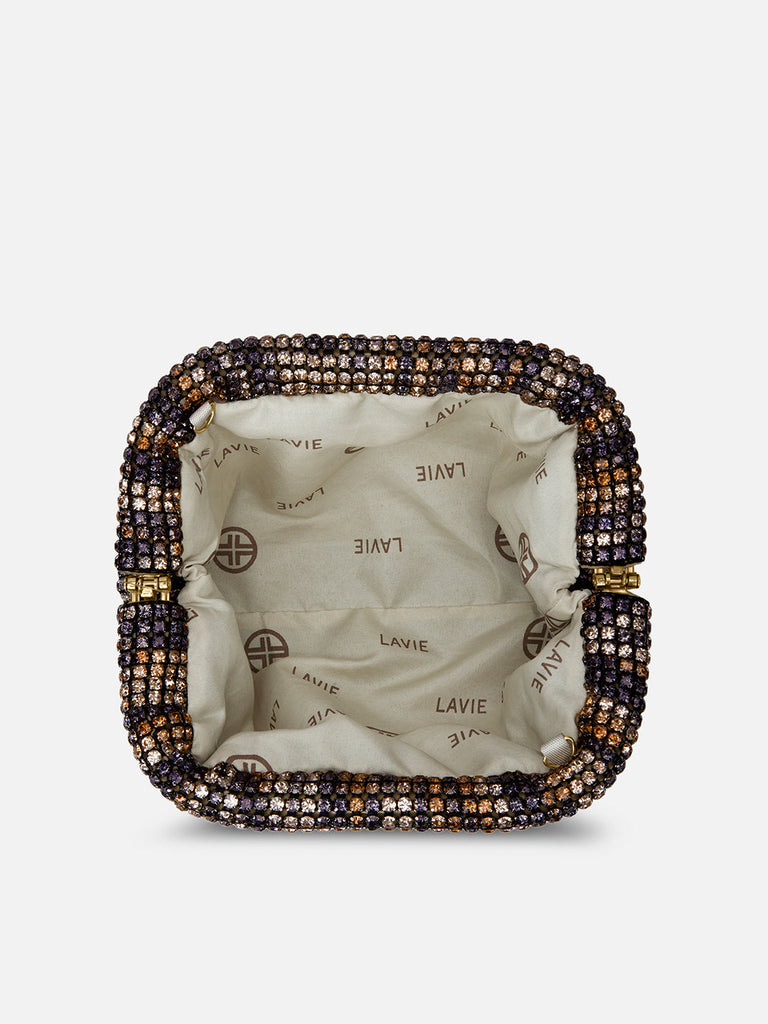 Gem Frame Small Sling Bag Black Ombre