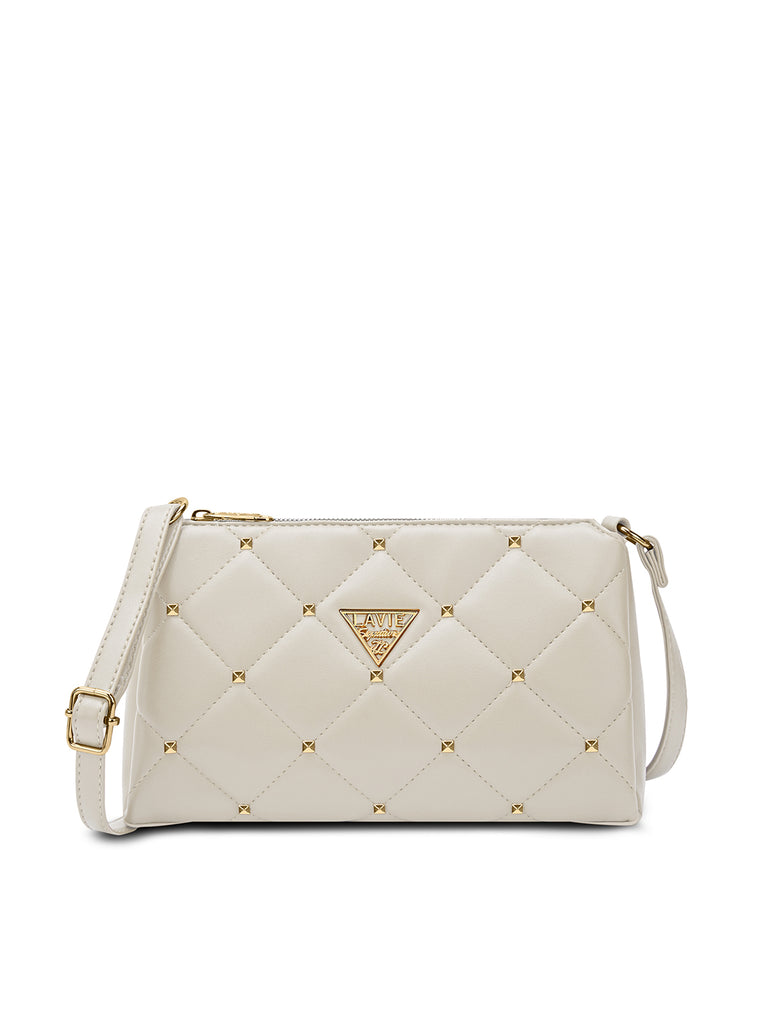 Stud Mesa 3 Compartments Sling Bag