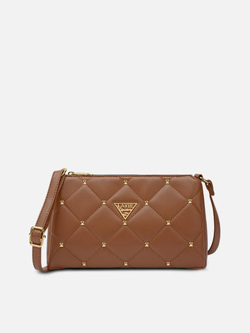 Stud Mesa 3 Compartment Sling Bag