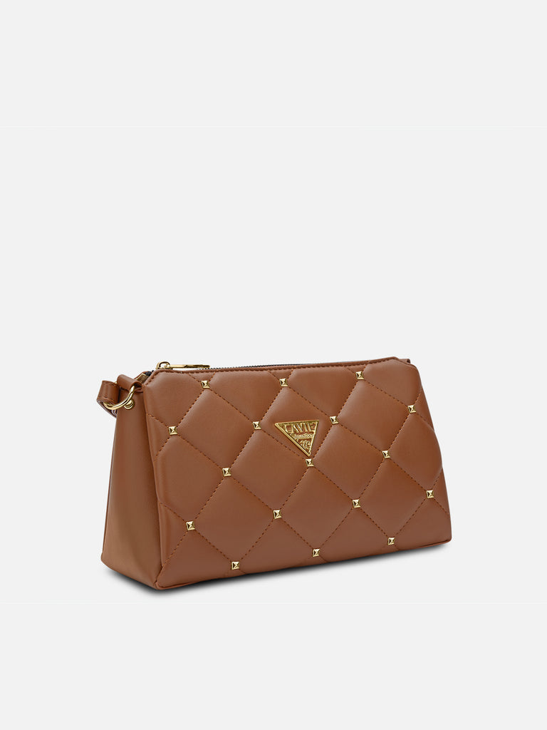 Stud Mesa 3 Compartment Sling Bag