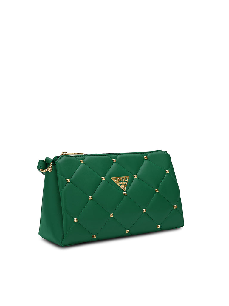 Stud Mesa 3 Compartments Sling Bag