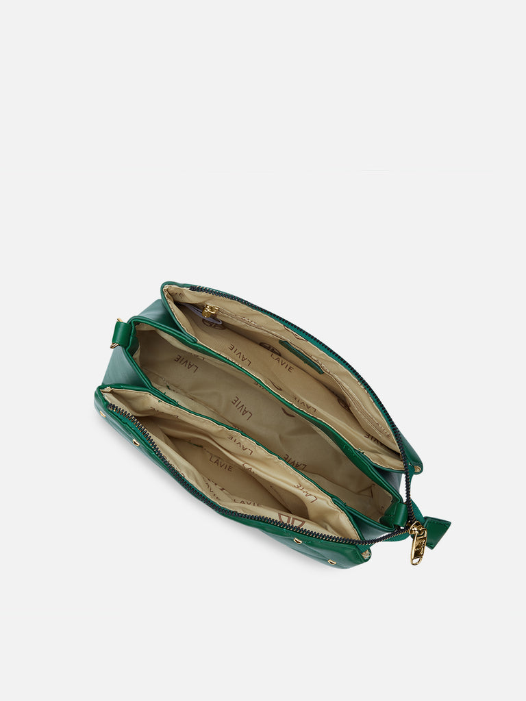 Stud Mesa 3 Compartments Sling Bag