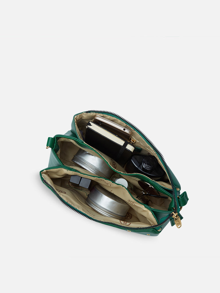 Stud Mesa 3 Compartments Sling Bag