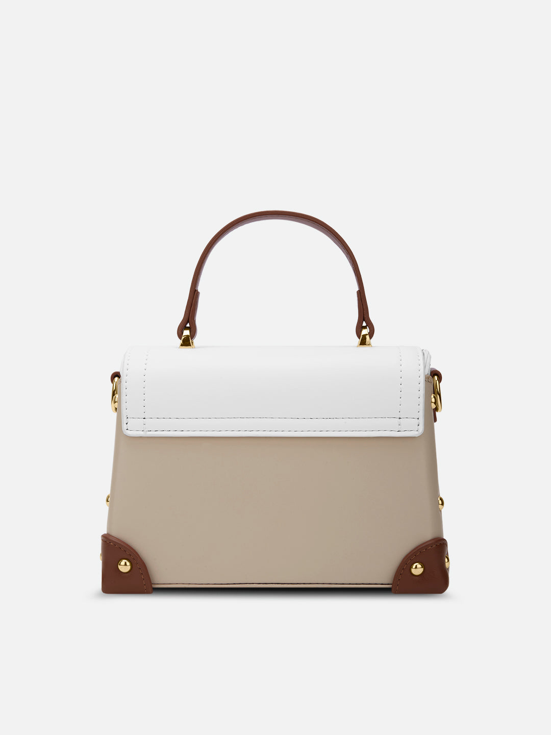 Beaufort Flap Extra Small Satchel Bag Beige