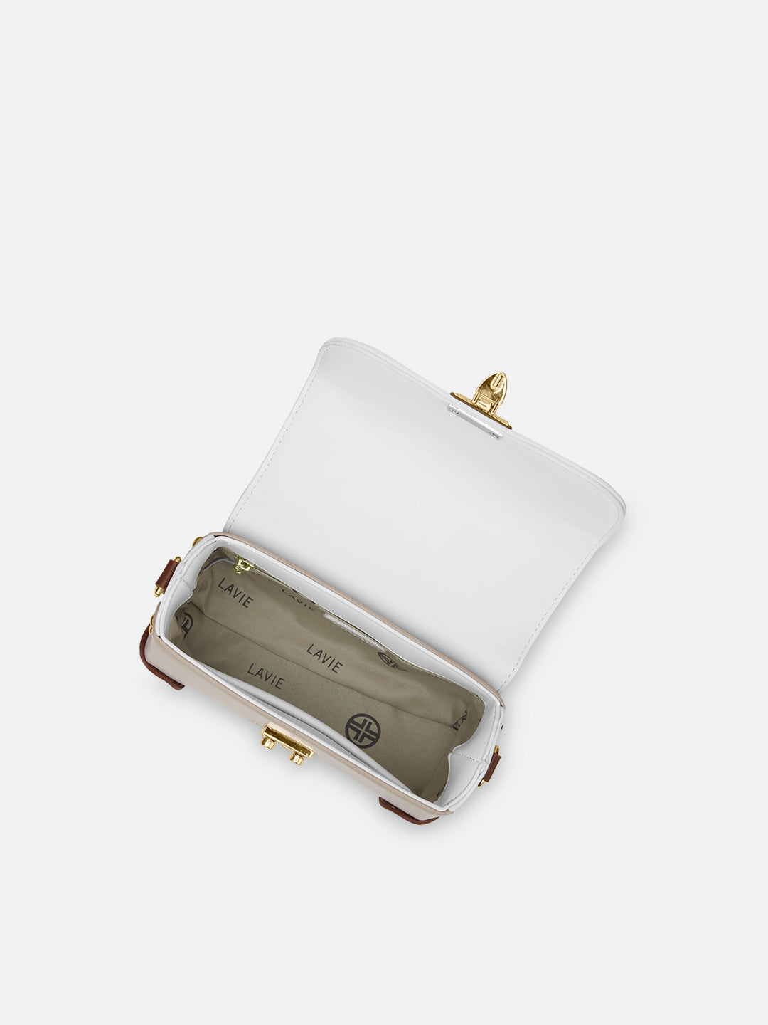 Beaufort Flap Extra Small Satchel Bag Beige