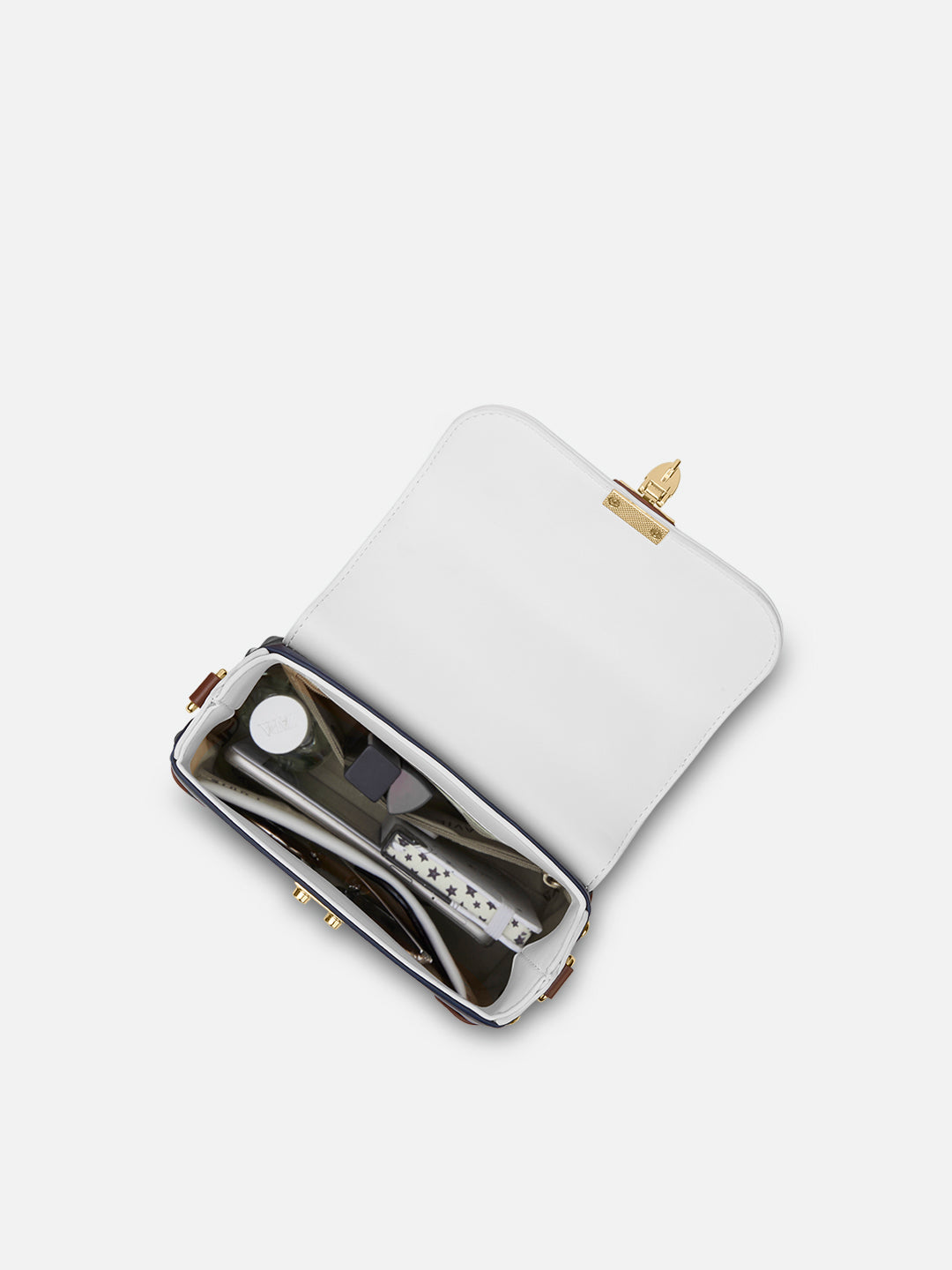 Beaufort Flap Extra Small Satchel Bag Navy