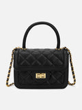 Briza Flap Extra Small Black Satchel Bag