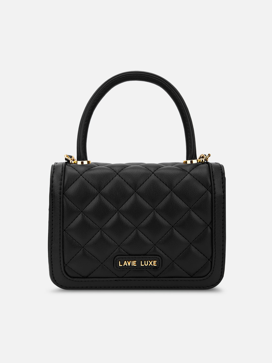 Briza Flap Extra Small Satchel Bag Black